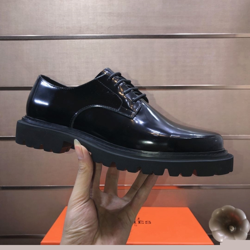 H**mes leather shoes